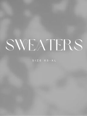Sweaters | XS-XL